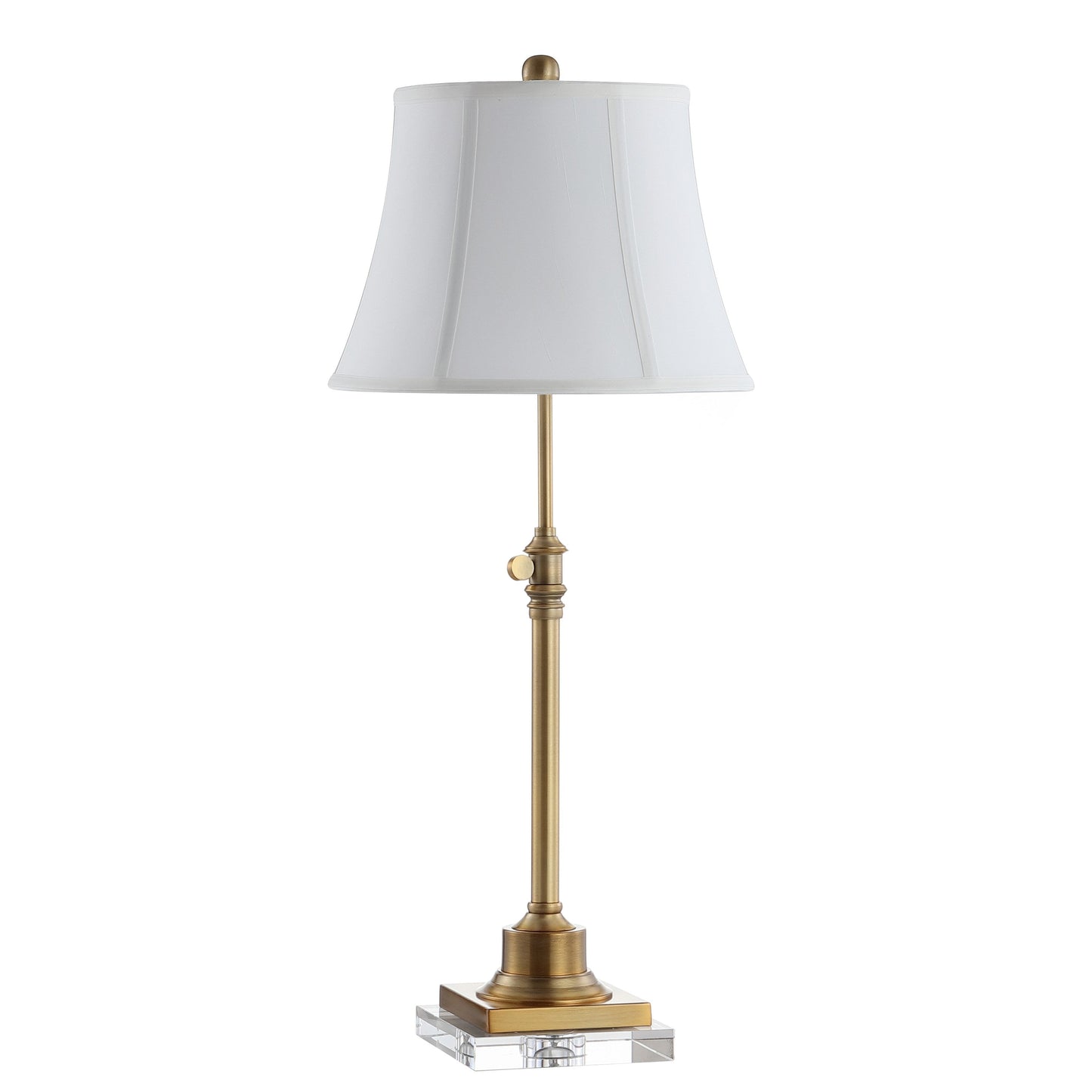 Lot de 2 lampes de table Amande de SAFAVIEH Lighting, hauteur réglable de 27 à 31 pouces - 13L x 13P x 31H (cm)