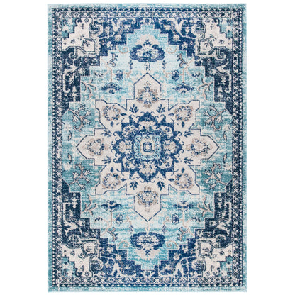 SAFAVIEH Madison Katelijne Boho Medallion Distressed Area Rug