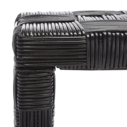 Table console en rotin SAFAVIEH Mindel - 51L x 14P x 32H (dimensions en pouces)