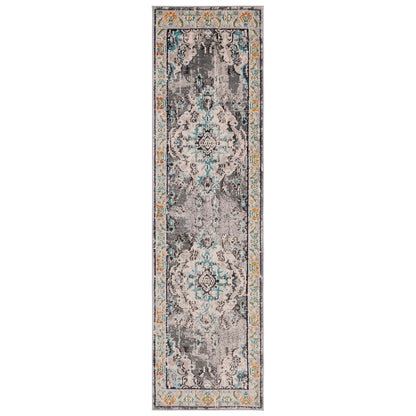 SAFAVIEH Monaco Oceane Boho Medallion Distressed Area Rug