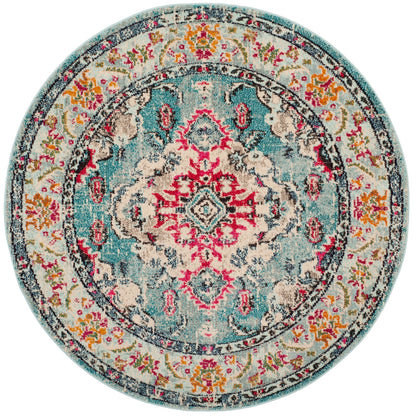 SAFAVIEH Monaco Oceane Boho Medallion Distressed Area Rug