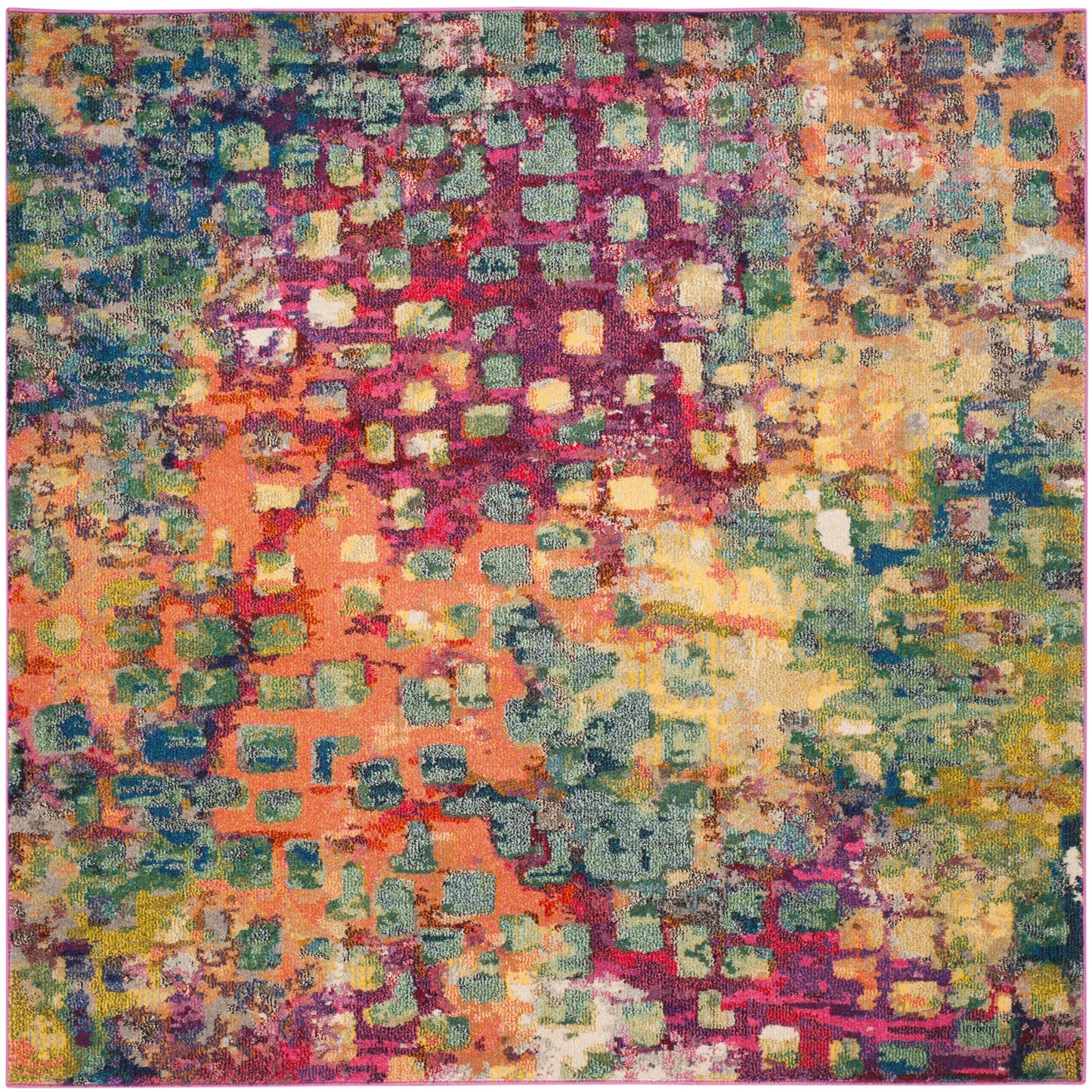 SAFAVIEH Monaco Panna Boho Abstract Modern Watercolor Area Rug