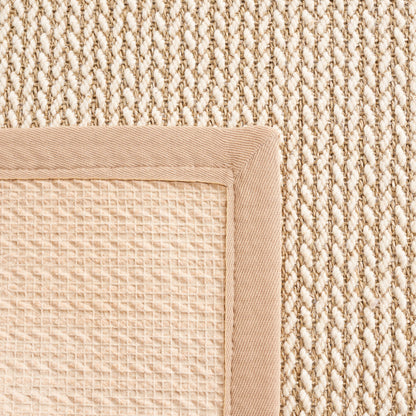 SAFAVIEH Natural Fiber Evia Sisal & Wool Rug