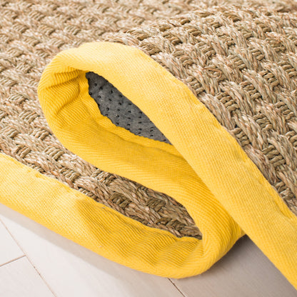 SAFAVIEH Natural Fiber Zymryd Basketweave Seagrass Rug