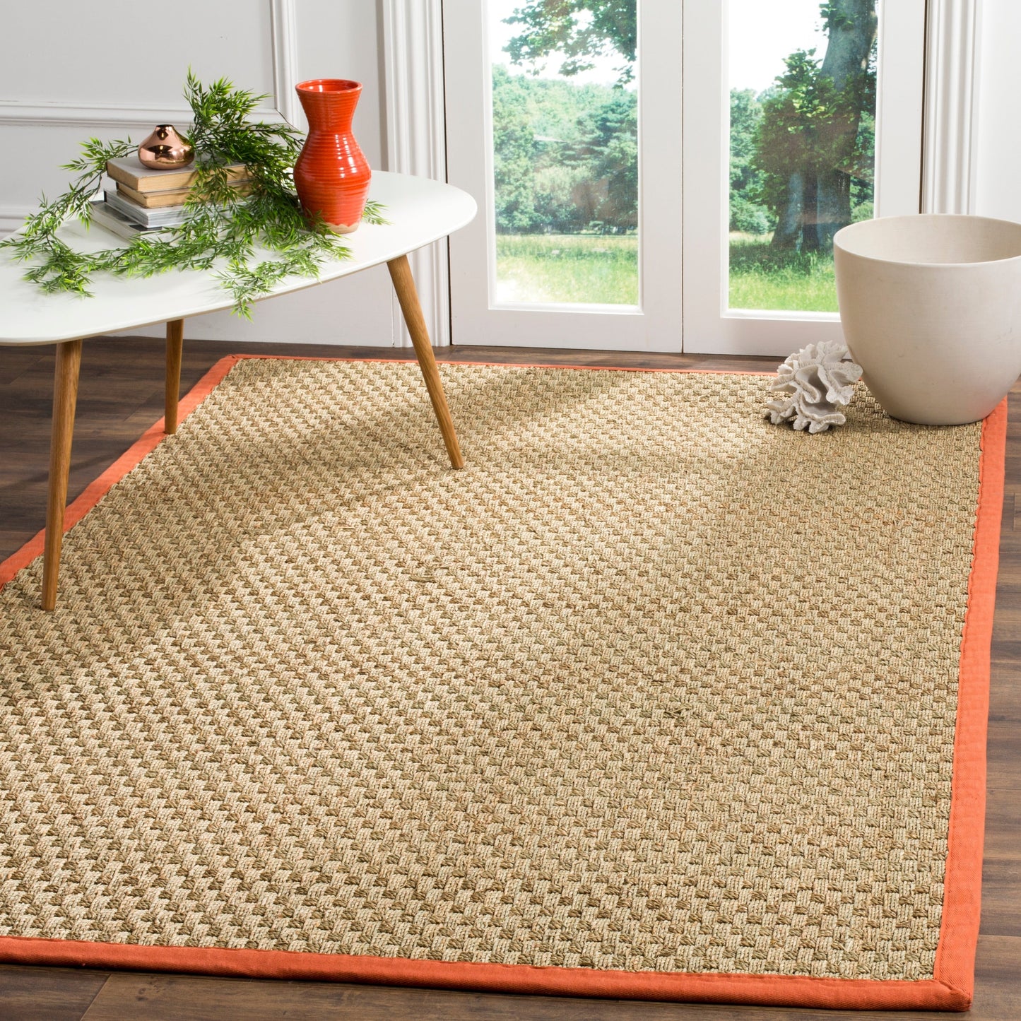 SAFAVIEH Natural Fiber Zymryd Basketweave Seagrass Rug