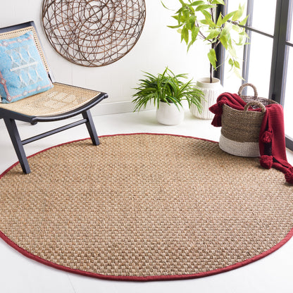 SAFAVIEH Natural Fiber Zymryd Basketweave Seagrass Rug