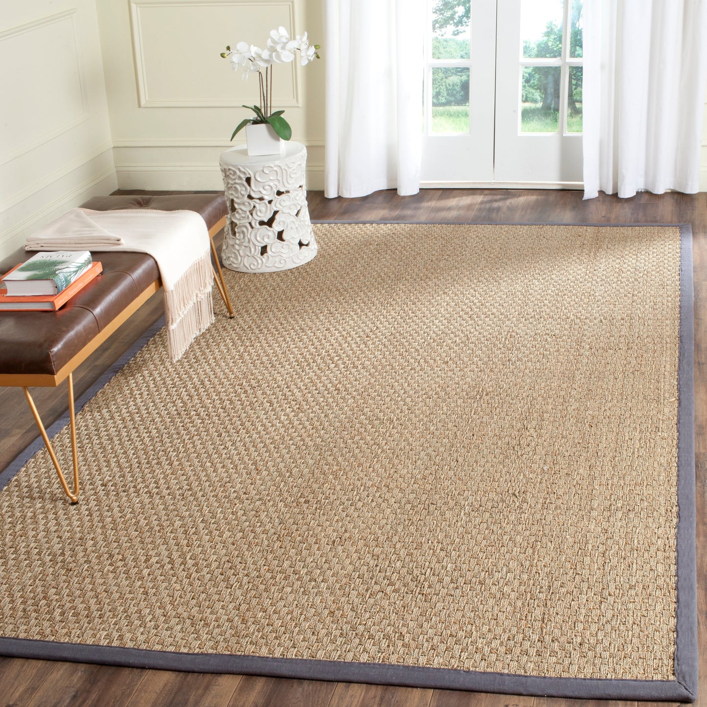 SAFAVIEH Natural Fiber Zymryd Basketweave Seagrass Rug