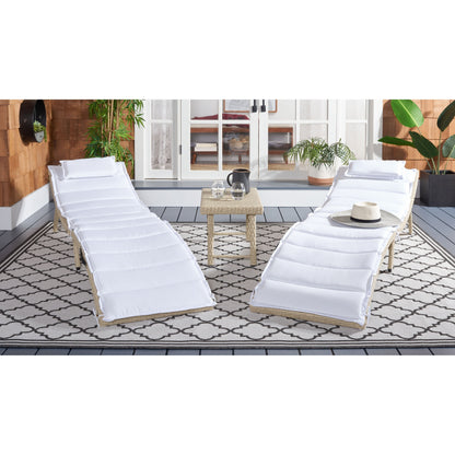 Ensemble de chaises longues de jardin 3 pièces SAFAVIEH Outdoor Blaguna - 83Lxlx24h (cm)