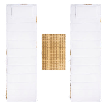 Ensemble de chaises longues de jardin 3 pièces SAFAVIEH Outdoor Blaguna - 83Lxlx24h (cm)