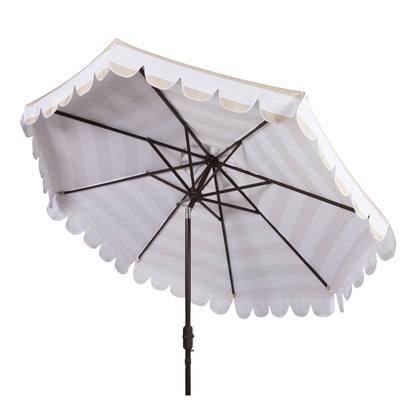 Parasol rond de jardin Jaylee de 3,35 m (11 pieds) de SAFAVIEH