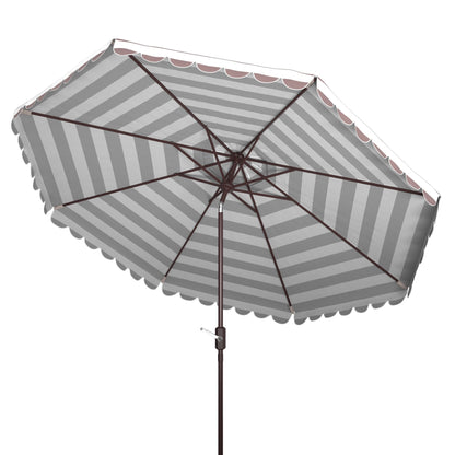 Parasol rond de jardin Jaylee de 3,35 m (11 pieds) de SAFAVIEH
