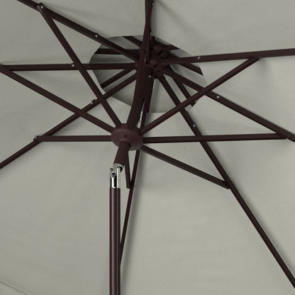 Parasol de jardin SAFAVIEH Kjerstin Valance 9 pieds à double toit