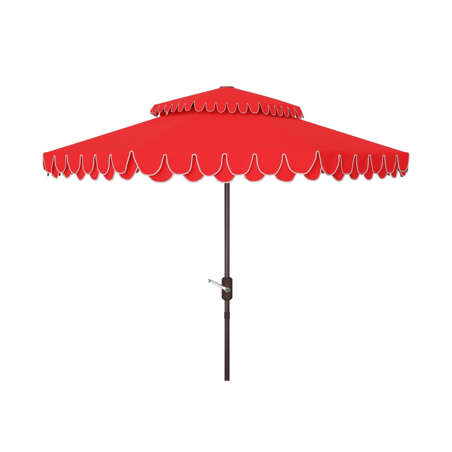 Parasol de jardin SAFAVIEH Kjerstin Valance 9 pieds à double toit