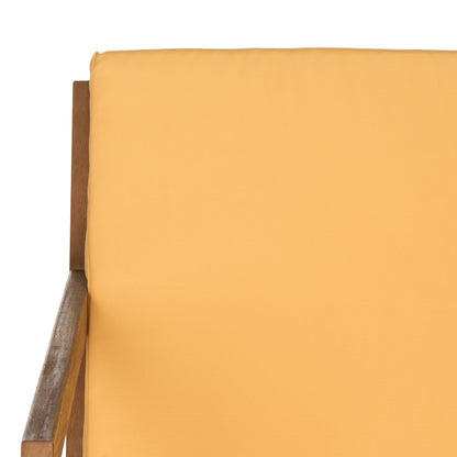 Chaise à bascule d'extérieur Makaila de SAFAVIEH avec coussin - 66L x 79P x 97H (cm)