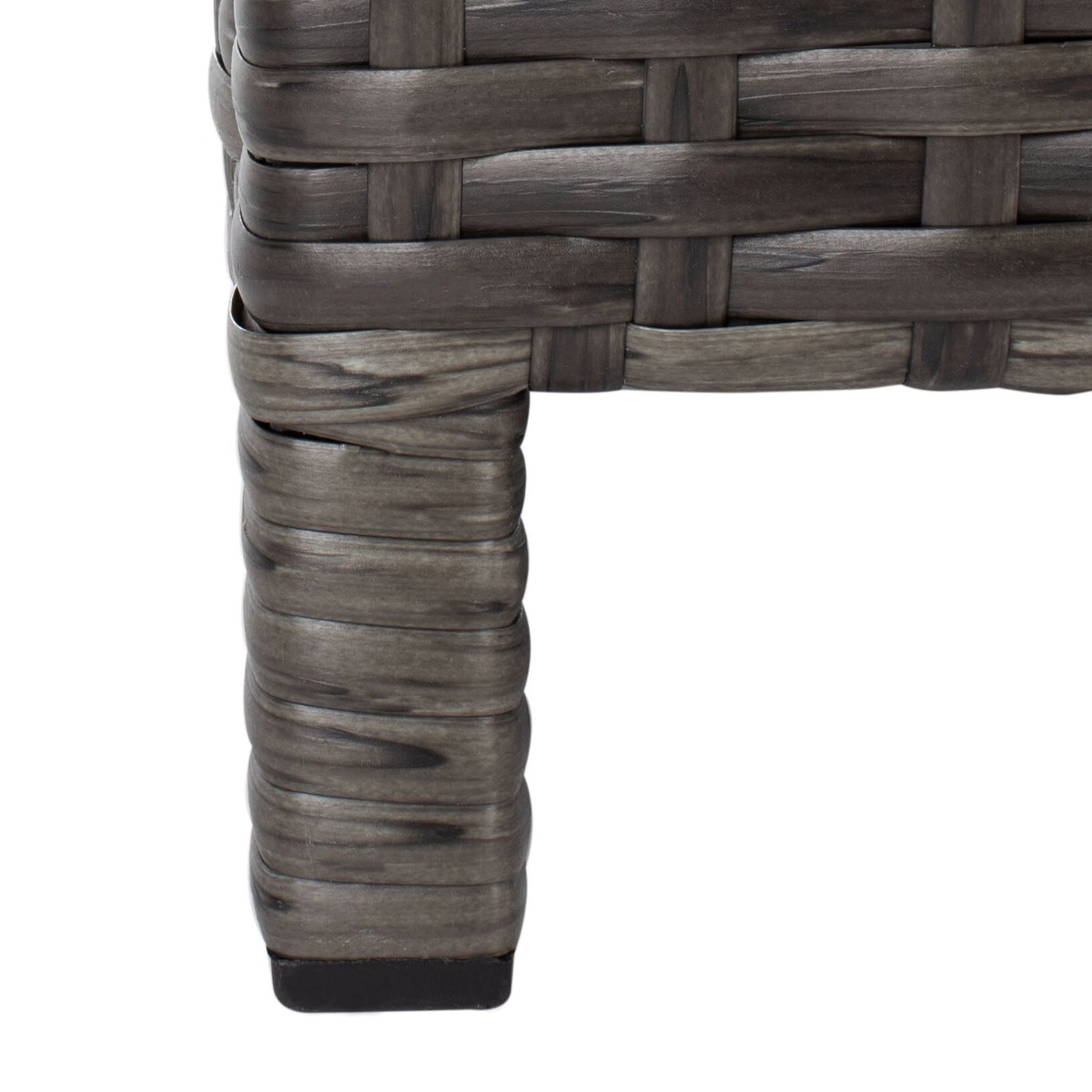 SAFAVIEH Fauteuil de jardin en osier Taniyah avec coussins - 135L x 71P x 157H (cm)