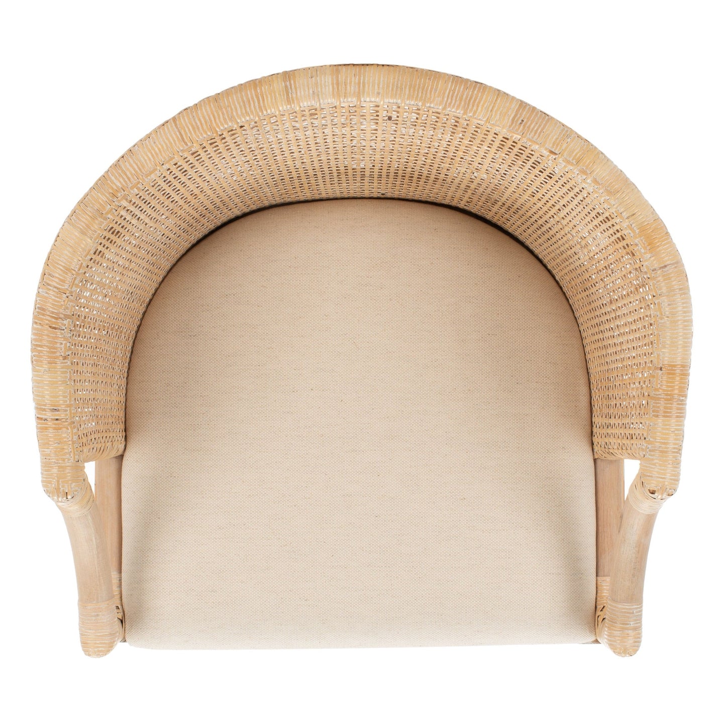 Tabouret de bar en rotin Virona de SAFAVIEH, 76 cm - 56,5 L x 52,1 l x 99,1 H - 56,5Lx52,1Lx99,1H