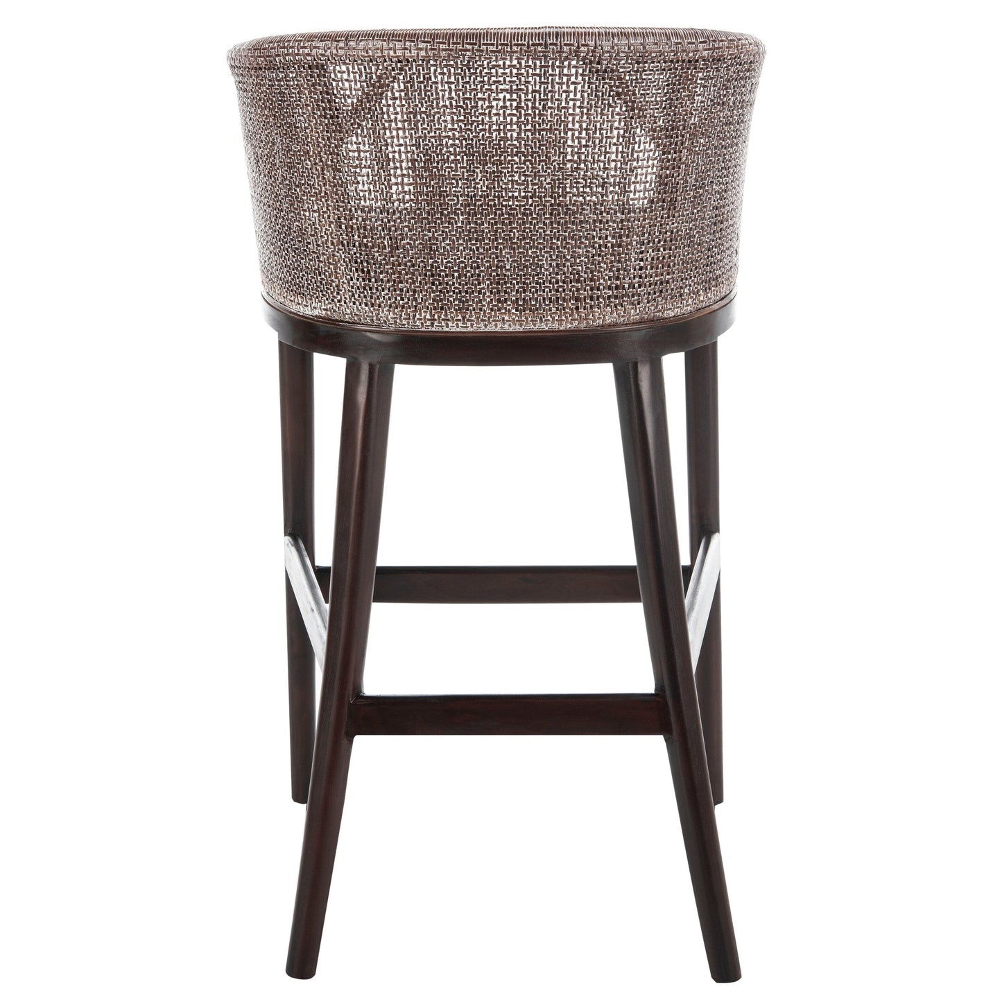 Tabouret de bar en rotin Virona de SAFAVIEH, 76 cm - 56,5 L x 52,1 l x 99,1 H - 56,5Lx52,1Lx99,1H