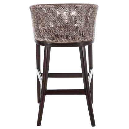 Tabouret de bar en rotin Virona de SAFAVIEH, 76 cm - 56,5 L x 52,1 l x 99,1 H - 56,5Lx52,1Lx99,1H