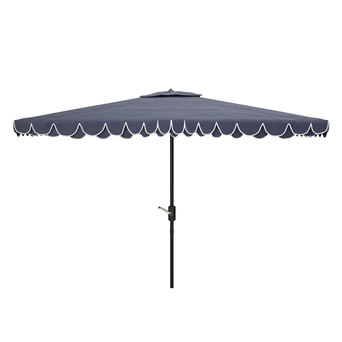 Parasol d'extérieur rectangulaire Zariah de SAFAVIEH, 6'x10', avec liseré
