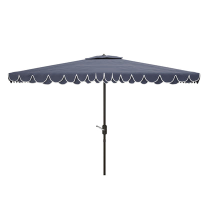 Parasol d'extérieur rectangulaire Zariah de SAFAVIEH, 6'x10', avec liseré