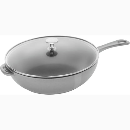 Casserole en fonte Daily de STAUB, 2,9 qt, avec couvercle en verre