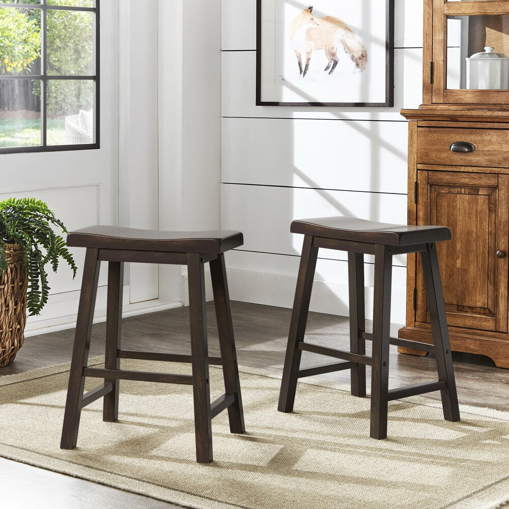 Salvador II Counter Backless Stools (Set of 2) by iNSPIRE Q Classic
