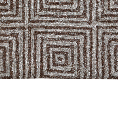 George Towne Living Sara Luxury Handmade Abstract Wool Sara Area Rug