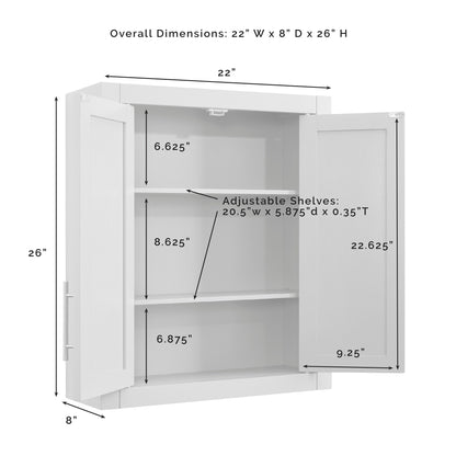 Armoire murale Savannah de Crosley