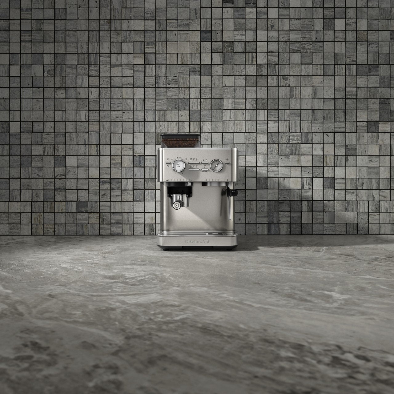 Machine à expresso semi-automatique KitchenAid avec broyeur à meules, KES6551