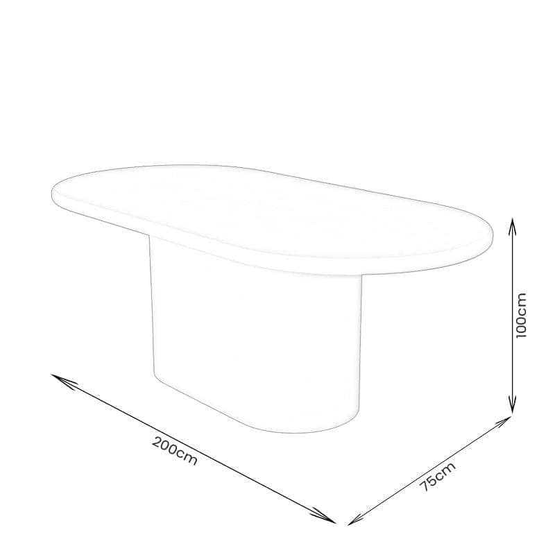 Senator 2m Dining Table