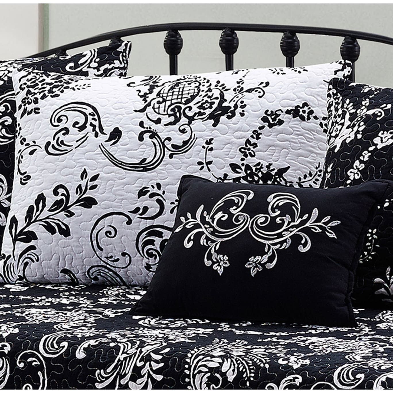 Serenta 6 Piece Cotton Blend Daybed Bedspread Coverlet Set - 75 x 39