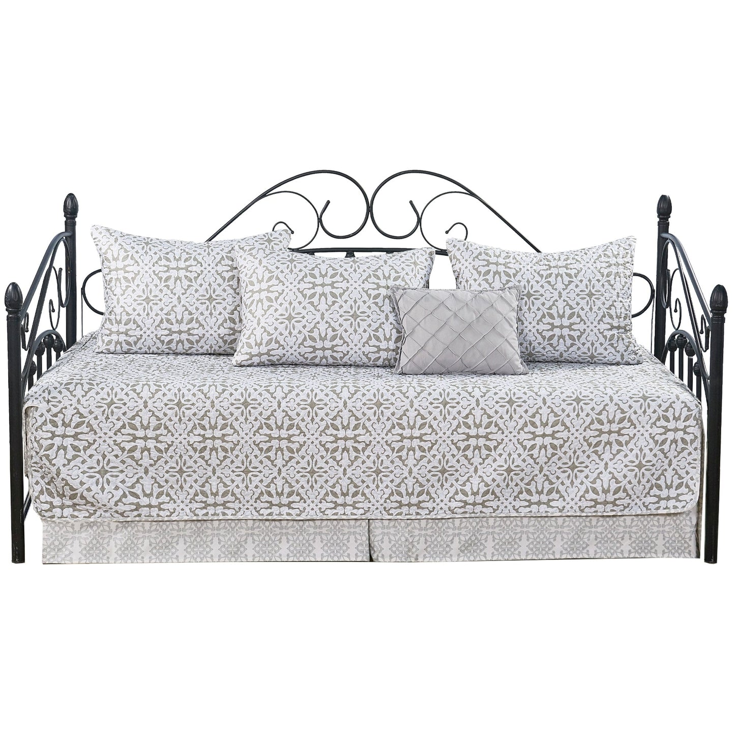 Serenta 6 Piece Cotton Blend Daybed Bedspread Coverlet Set - 75 x 39