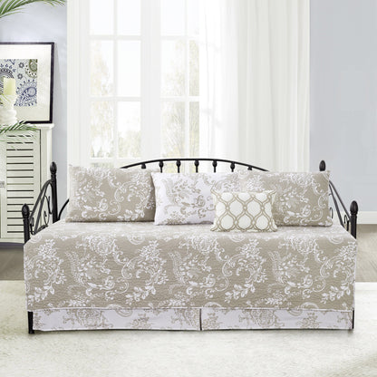 Serenta 6 Piece Cotton Blend Daybed Bedspread Coverlet Set - 75 x 39