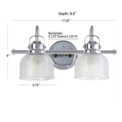 Shirley Metal/Glass LED Vanity Light, by JONATHAN Y