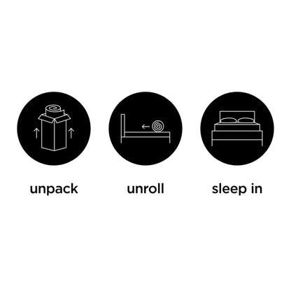 Matelas hybride de 25 cm (10 pouces) Chime de Signature Design by Ashley, livré dans une boîte