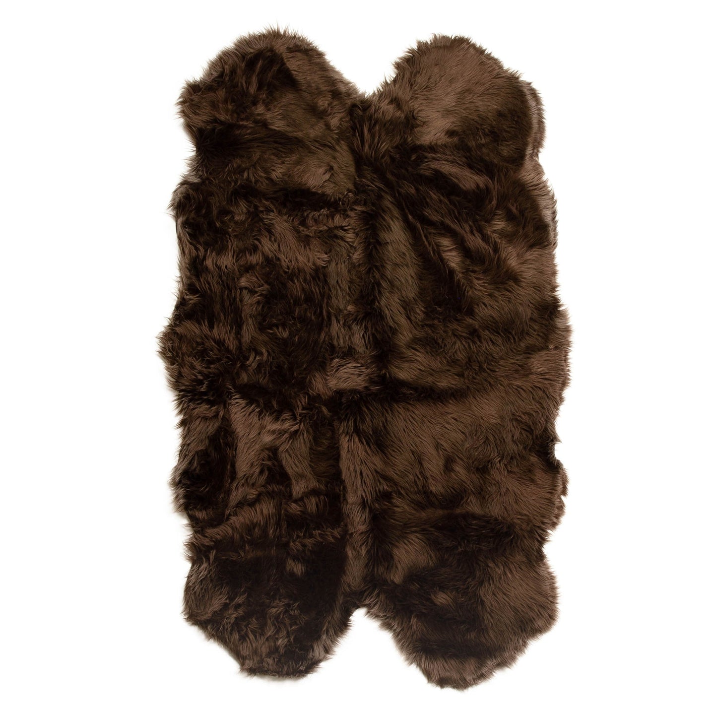 Silver Orchid Parrott Faux Fur Sheepskin Area Rug