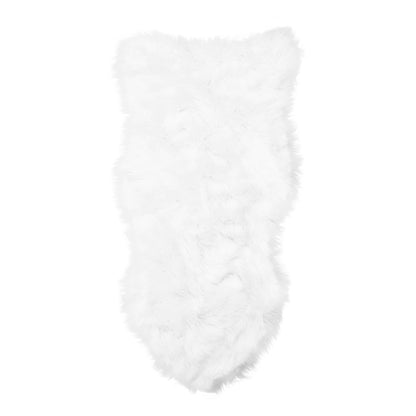 Silver Orchid Parrott Faux Fur Sheepskin Area Rug