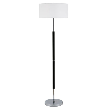 Simone 2-Light Floor Lamp with Fabric Shade