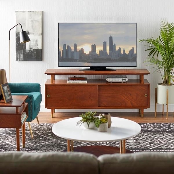 Meuble TV en bois Simple Living Margo, style moderne du milieu du siècle