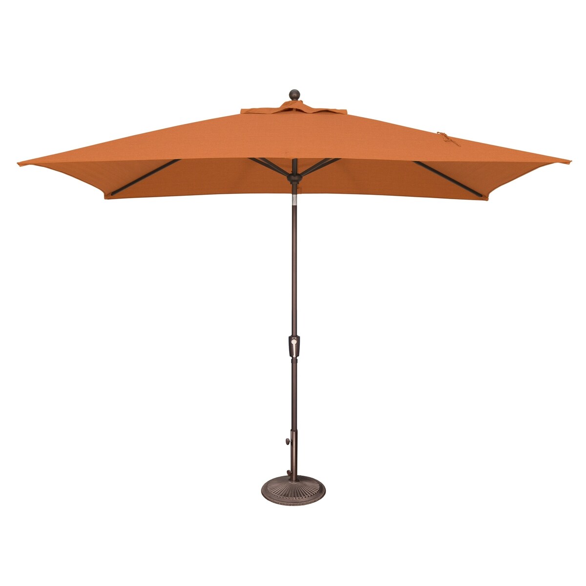 Parasol inclinable rectangulaire SimplyShade Catalina de 3 mètres (10 pieds) avec bouton-poussoir