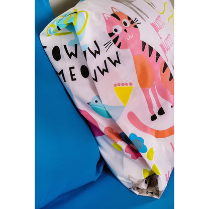 Ensemble de literie Siscovers I Heart Cats Bunkie Deluxe avec fermeture éclair