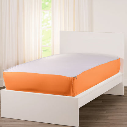 Ensemble de literie Siscovers Orange Bunkie Deluxe avec fermeture éclair