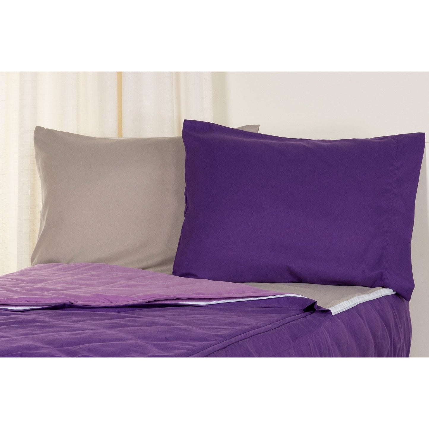 Ensemble de literie Siscovers Purple Bunkie Deluxe avec fermeture éclair
