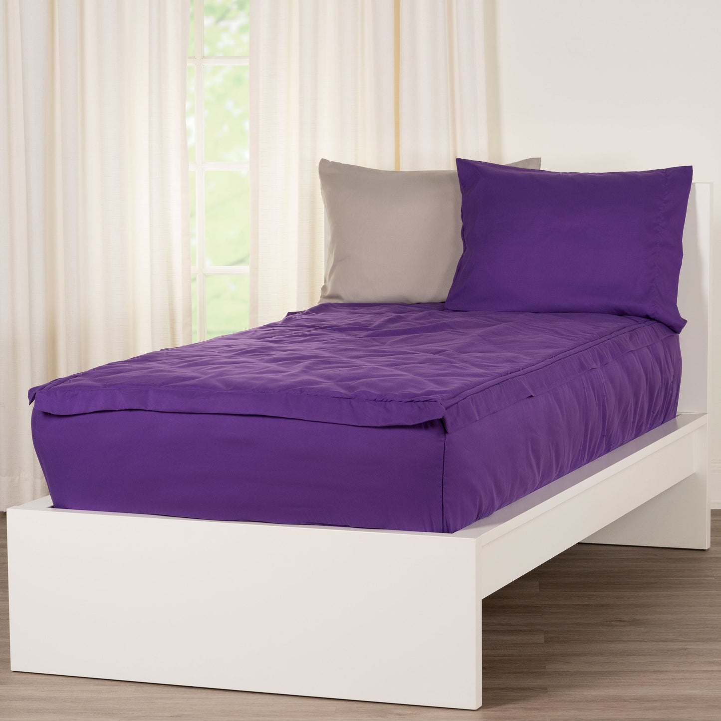 Ensemble de literie Siscovers Purple Bunkie Deluxe avec fermeture éclair