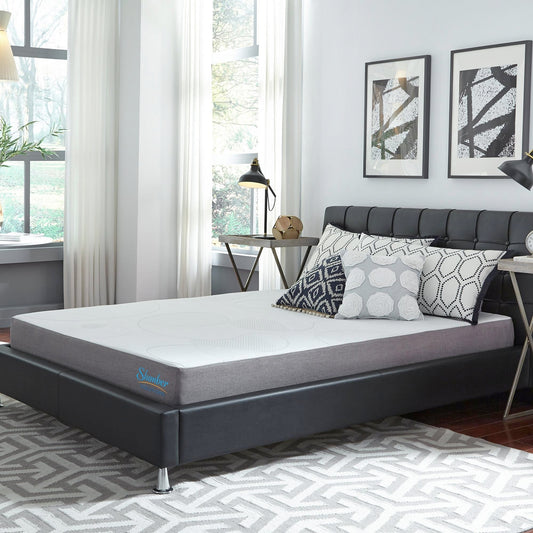 Slumber Solutions - Matelas en mousse à mémoire de forme avec gel, 8 pouces, choisissez votre niveau de confort.