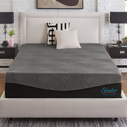 Matelas en mousse à mémoire de forme au charbon actif de 30 cm (12 pouces) Active de Slumber Solutions
