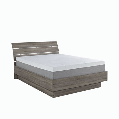 Slumber Solutions Matelas en mousse à mémoire de forme avec gel de 35 cm (14 pouces) - Choisissez votre niveau de confort - Blanc