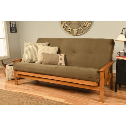 Matelas de futon de remplacement Somette à densité élevée en mousse et ressorts, taille double (cadre non inclus)