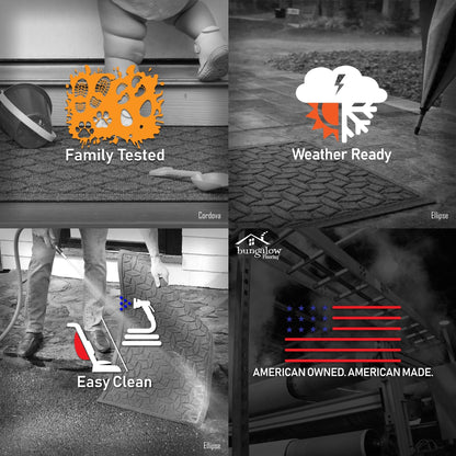 WaterHog Squares Indoor Outdoor Door Mat