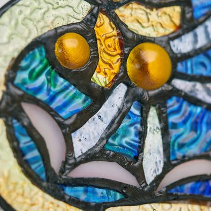 Panneau de fenêtre en verre dépoli victorien de 56 cm de haut de River of Goods